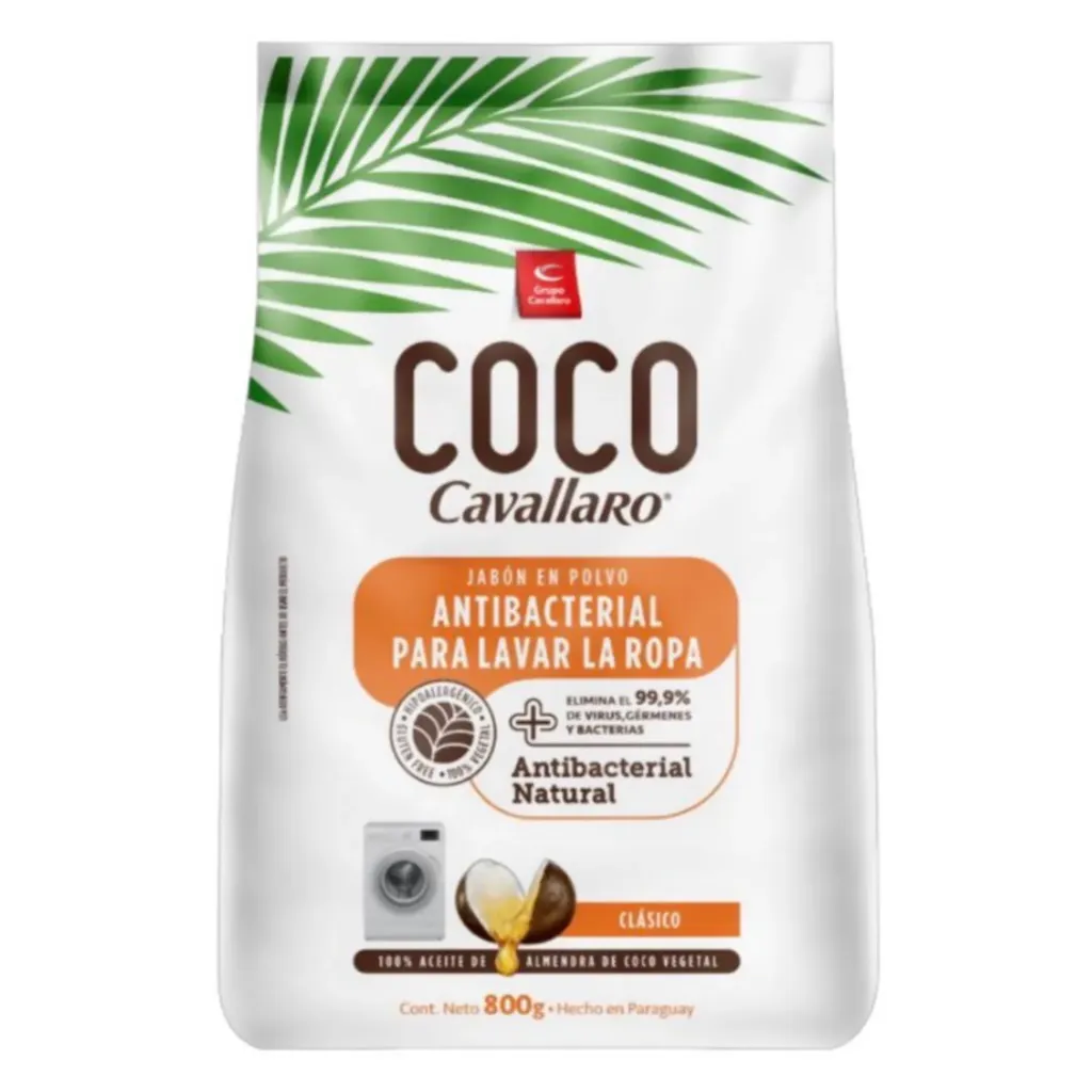 Coconut oil laundry powder 800g classic (Cavallaro)
